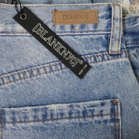 [BLANKNYC] High Rise Tapered Jeans Black Laces NWT - Picture 6 of 8